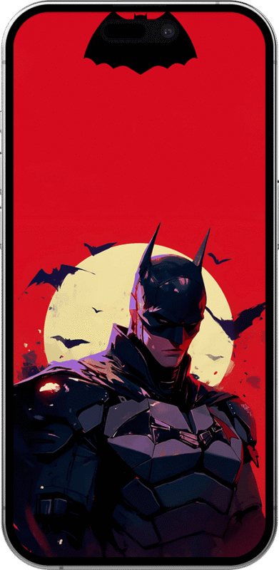 Batman Mobile Wallpaper Batman Emblem Dynamic Island wallpaper