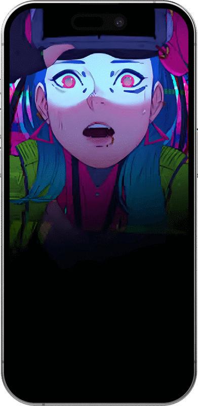 Cyberpunk Girl Mobile Wallpaper Cyberpunk Girl Dynamic Island wallpaper