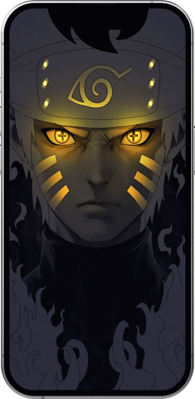 Naruto iPhone Wallpaper Naruto iPhone wallpaper with Dynamic Island effect