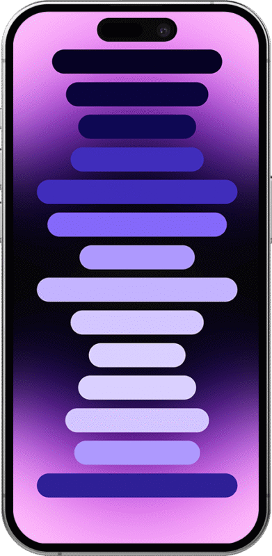 Purple Dynamic Island Wallpaper Dynamic Island Wallpaper in Purple Color