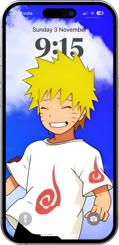 Naruto-Anime Wallpaper of Manga series character Naruto