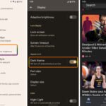 Dark Mode via Settings