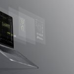 Silver Laptop Screen